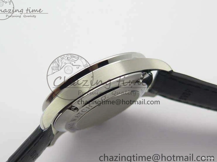 MIROTIME 0524 MoistureWicking Portuguese IW371491 ZF 1:1 Best Edition SS Blue Dial On Leather Strap A79350 (Slim Movement) V 7221